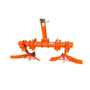 Mobile furrow-hoe plough